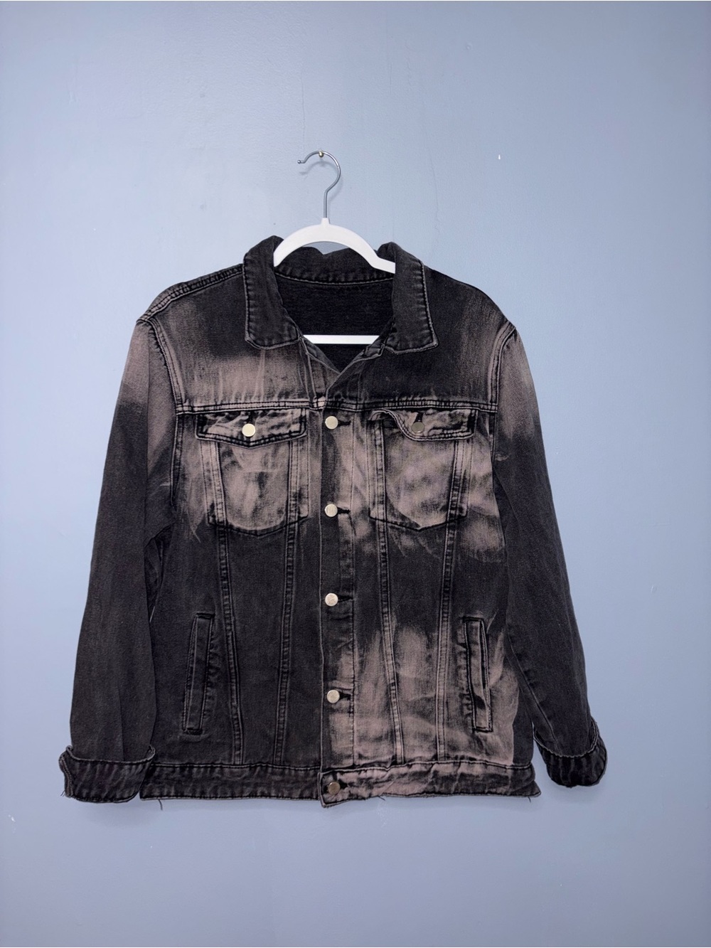 Black Washed Out Jean Jacket